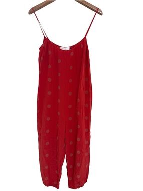 NO. 5 Store Silk Romper with Pockets